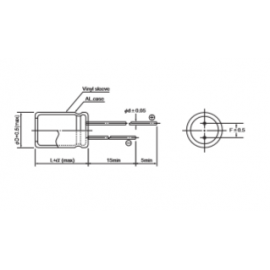 Condensador DIP 0.1uF 100VDC 20%