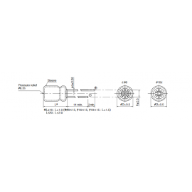 Condensador DIP 3300uF 35VDC 20%
