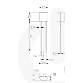 Transistor Silício 45V 100mA