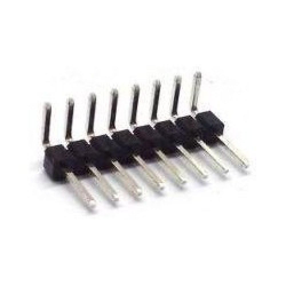 Pin Header 1x8 pinos 2.54mm 90º Pin Header 1x8 pinos 2.54mm 90º