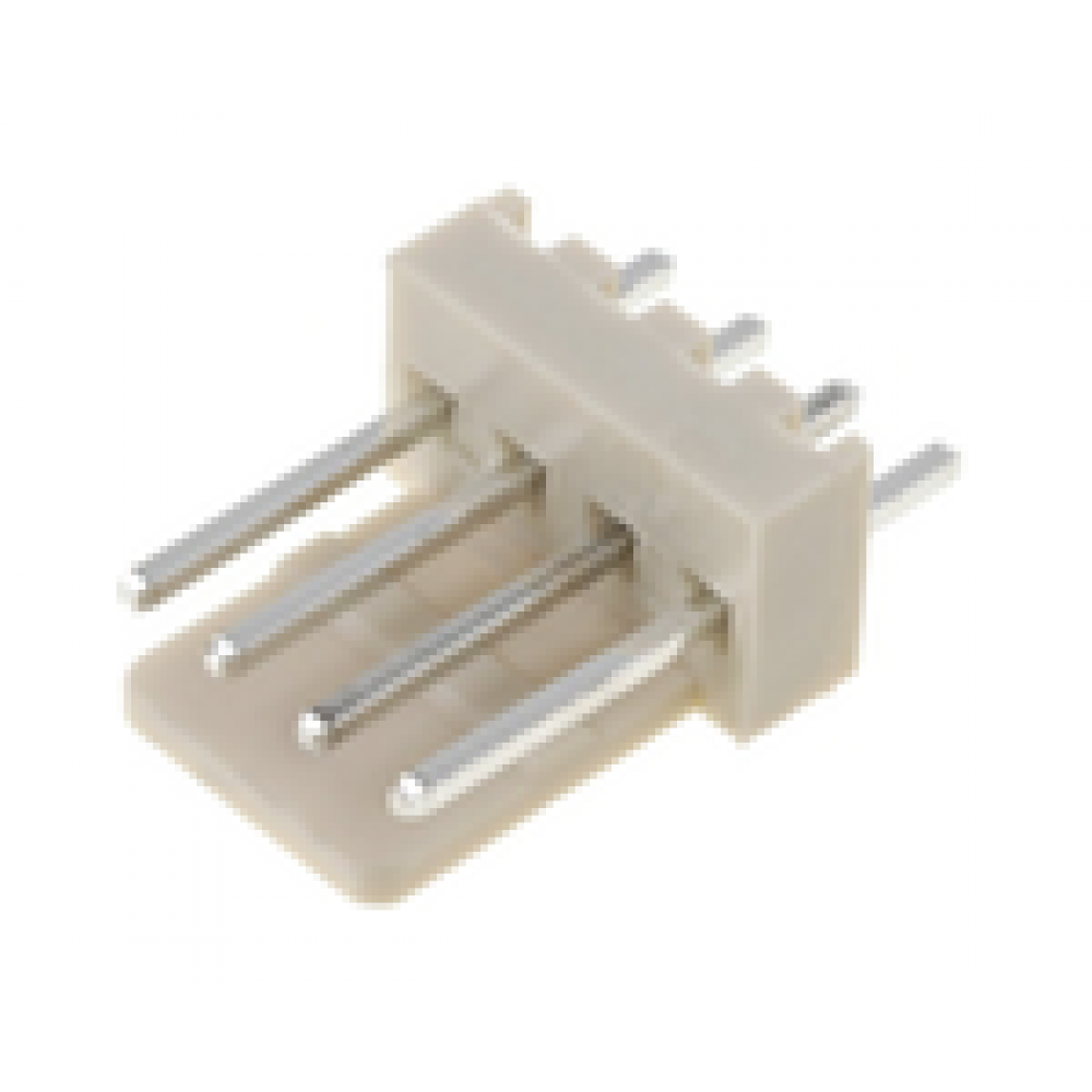 Ficha 4 pinos 2.54mm 180º