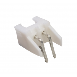 Ficha 2 pinos 2.54mm 90º