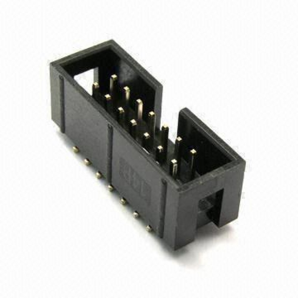 Conector IDC SMD 16 pinos 2.54mm 180º