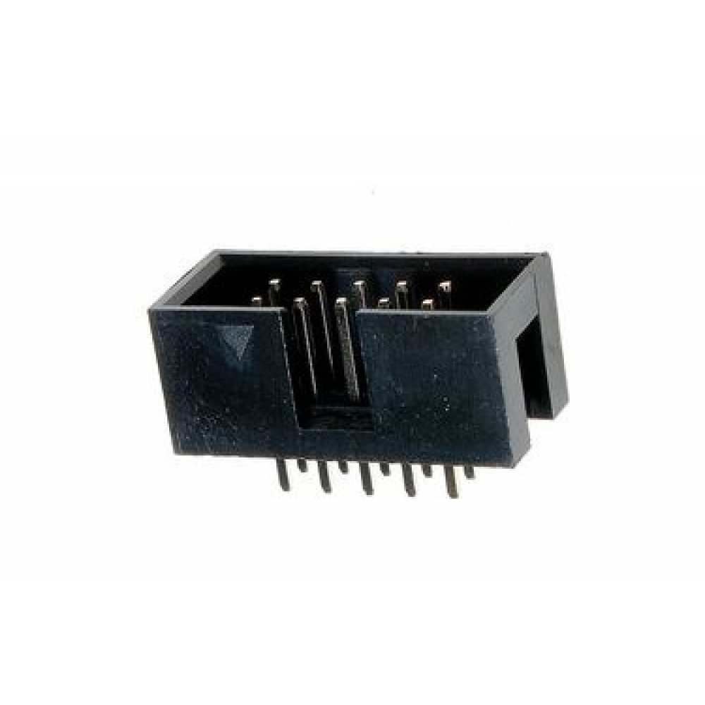 Conetor Socket 10 pinos 2.54mm 180º