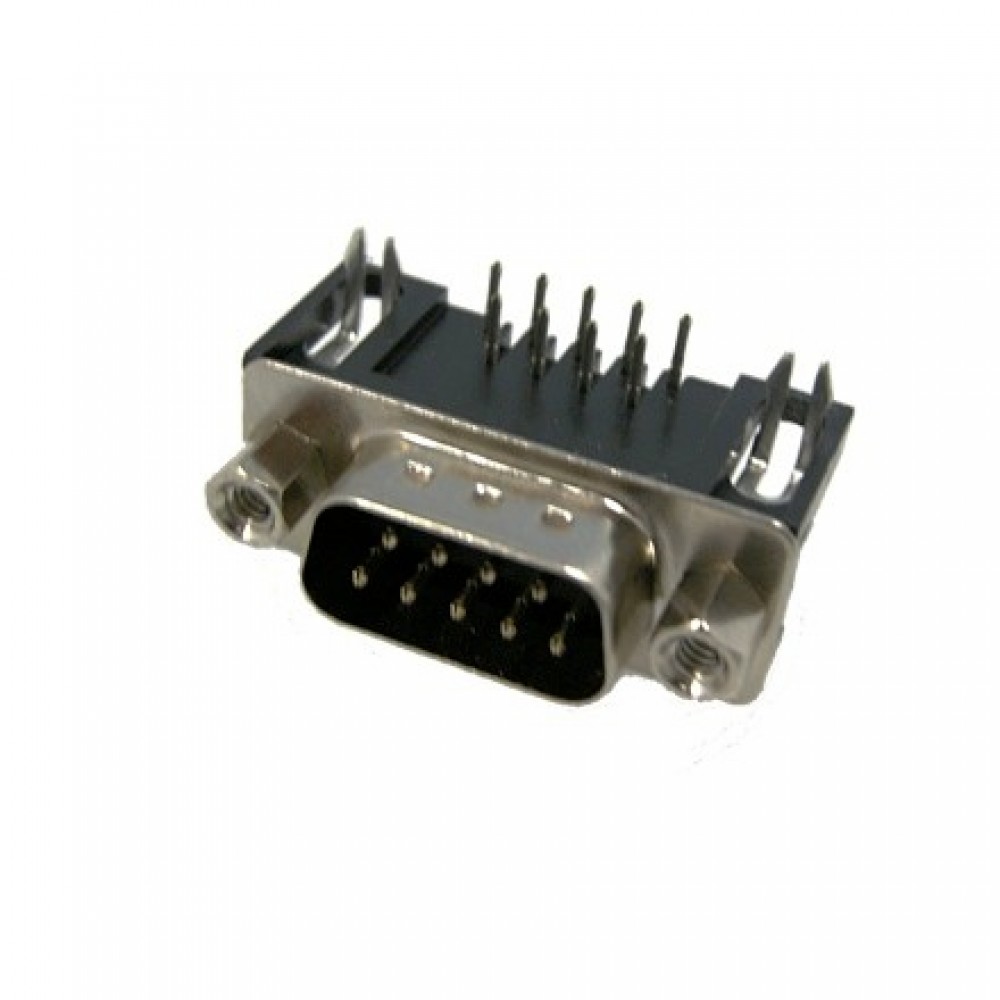 Ficha DB9 Macho 90º