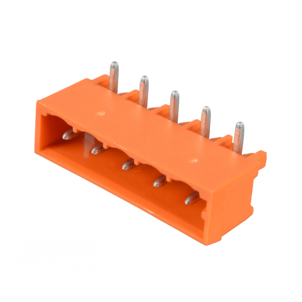 Bloco Terminal 1x5 5.08mm 90º