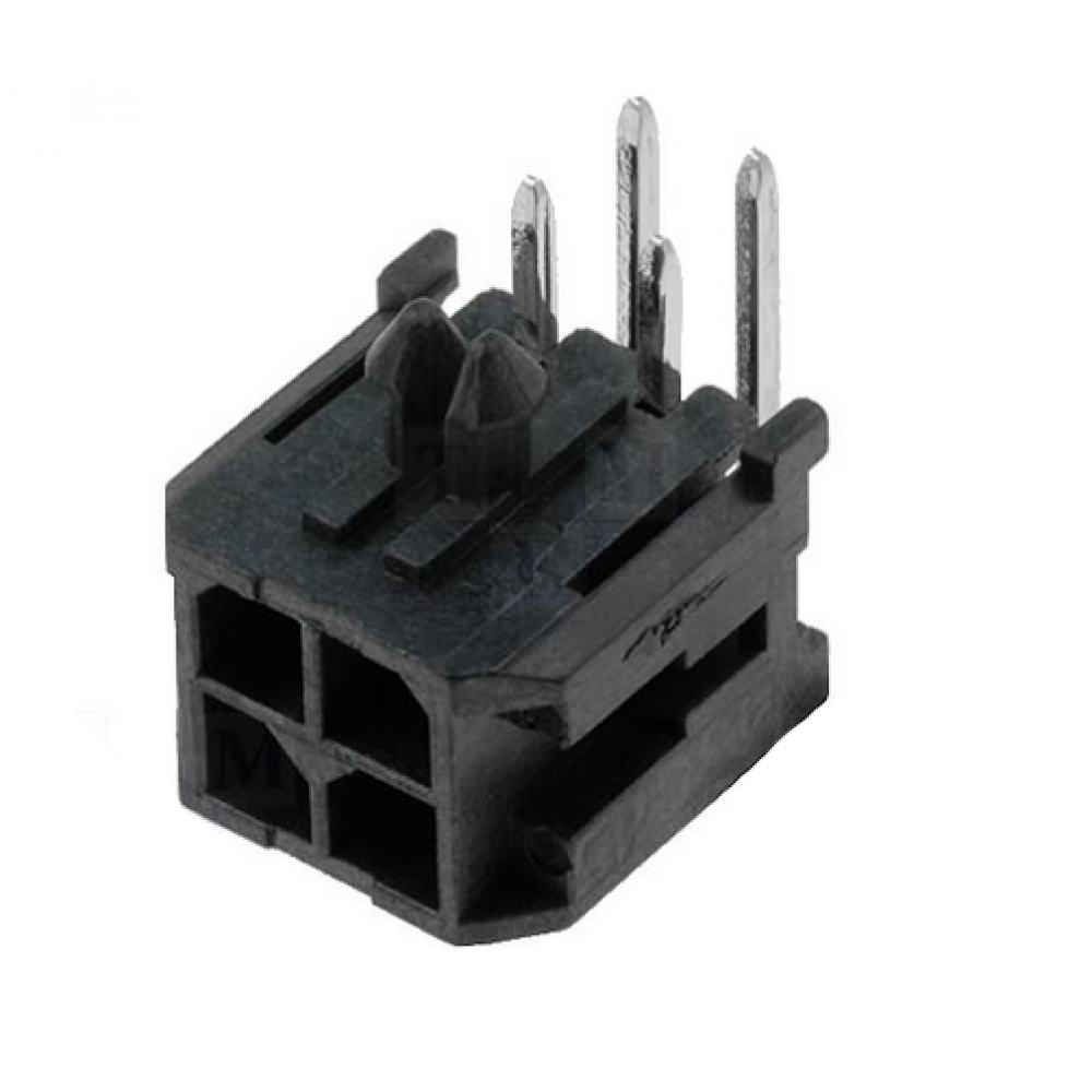 Conetor Micro-fit 3.0mm 2x2 90º