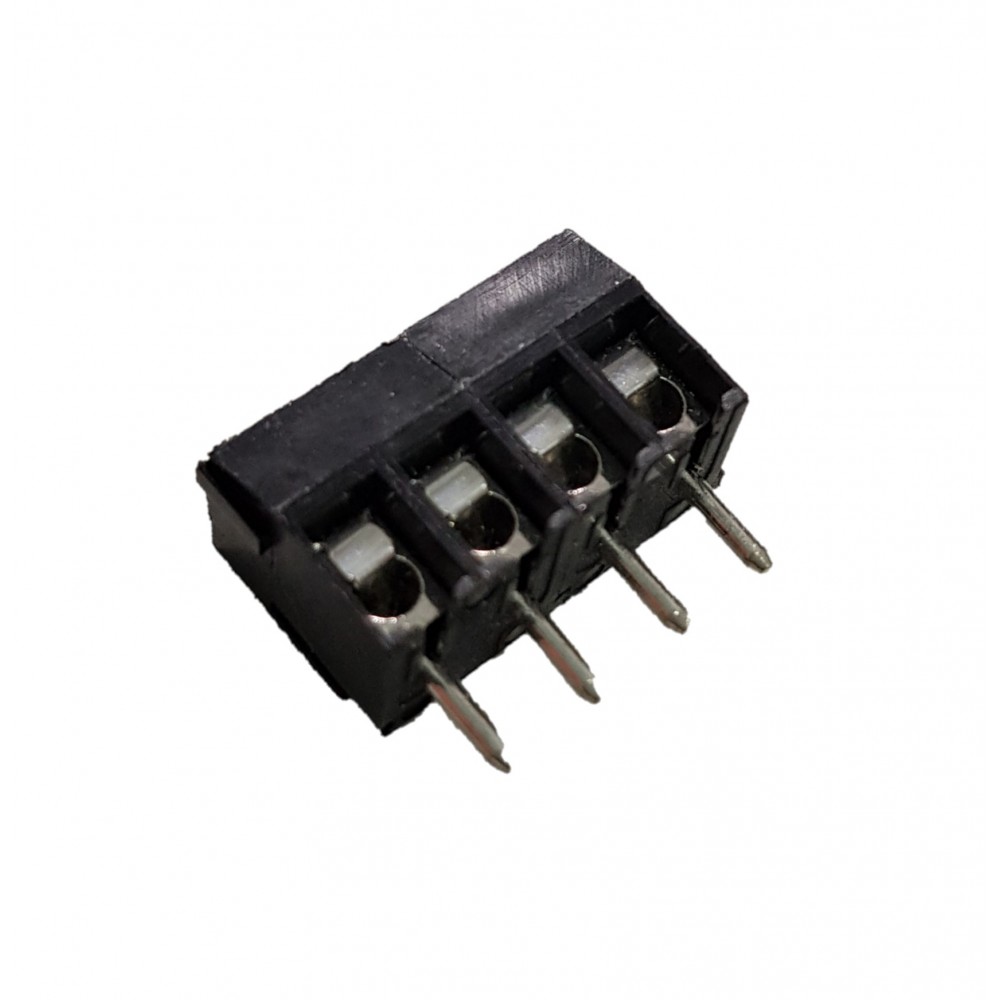 Bloco Terminal 4 polos 5.0mm