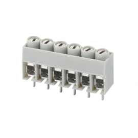 Bloco terminal 6 polos 5mm 90º