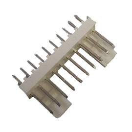 Ficha 10 pinos 2.54mm 180º Ficha 10 pinos 2.54mm 180º