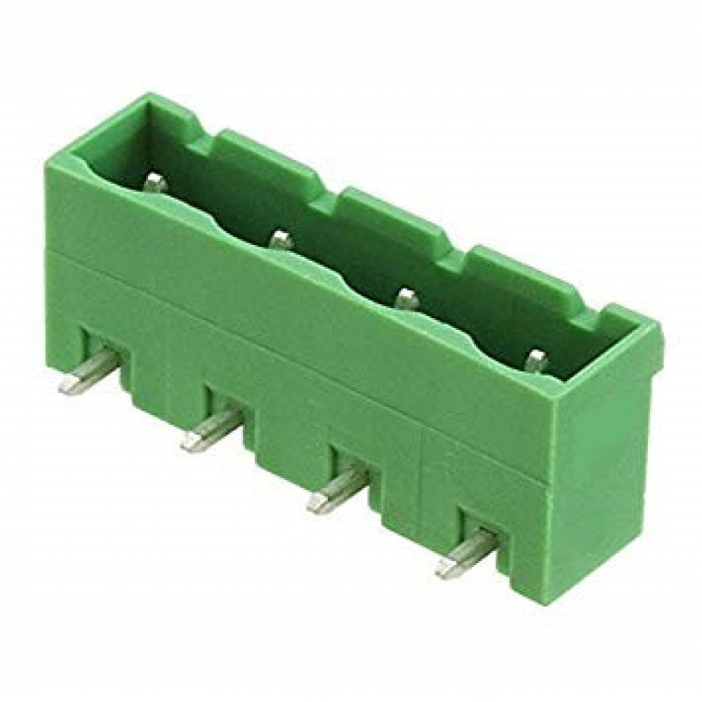 Bloco terminal 4 contactos 7.62mm 90º