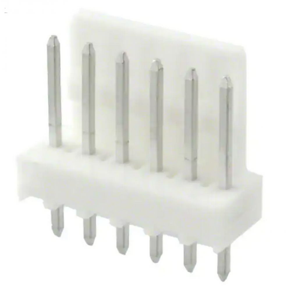 Ficha 6 pinos 2.54mm 180º