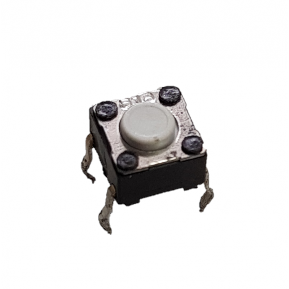 Pulsador 4 x 4mm Branco