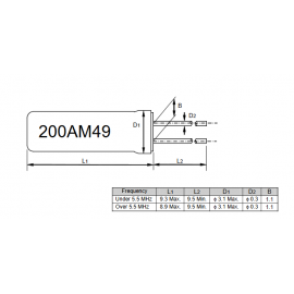 Cristal 28.3220MHz 18pF