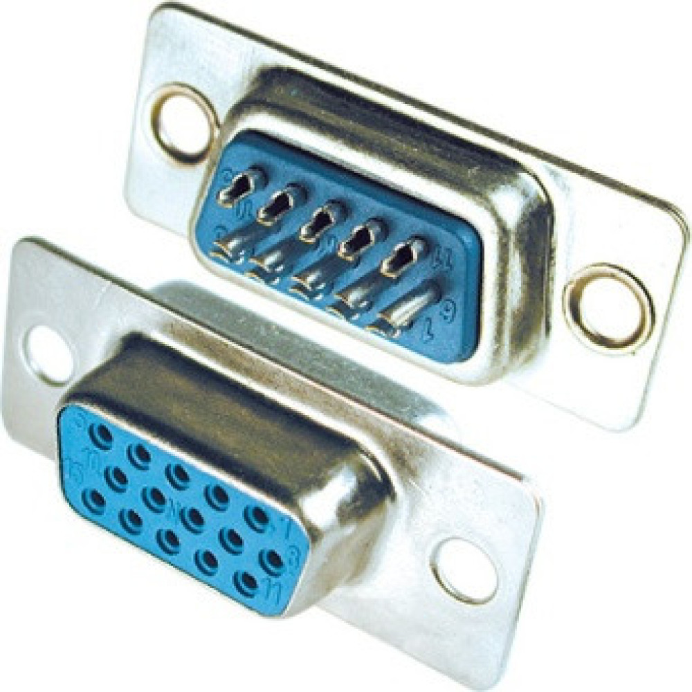 Ficha DB15 Fêmea p/ soldar