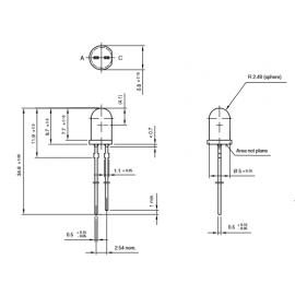 LED DIP Infravermelhos 5mm