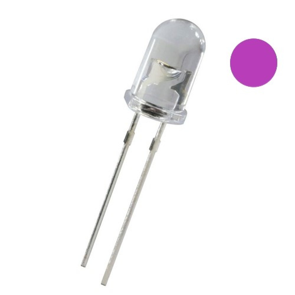 LED DIP VIOLETA 5mm
