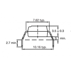 Acoplador ótico DC-IN DC-OUT, 6 pins